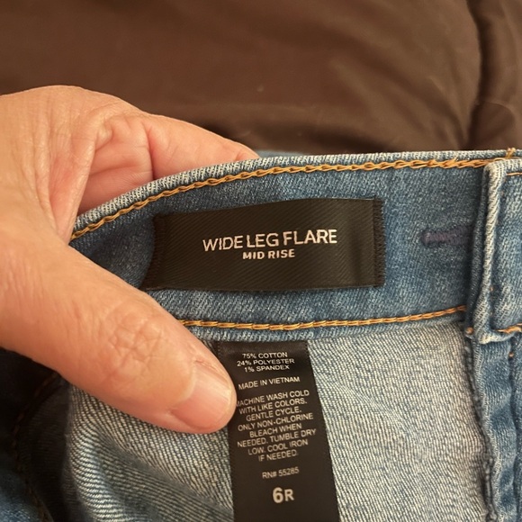 Express wide leg zipper side size 6 regular - Picture 6 of 9